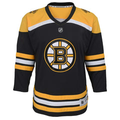 Boston Bruins Youth Home Replica Custom Jersey - Black Jerseys