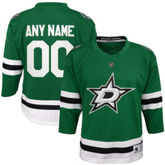 Dallas Stars Youth Home Replica Custom Jersey - Green Jerseys