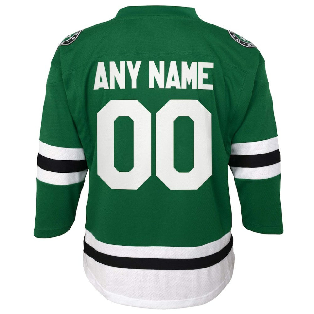 Dallas Stars Youth Home Replica Custom Jersey - Green Jerseys