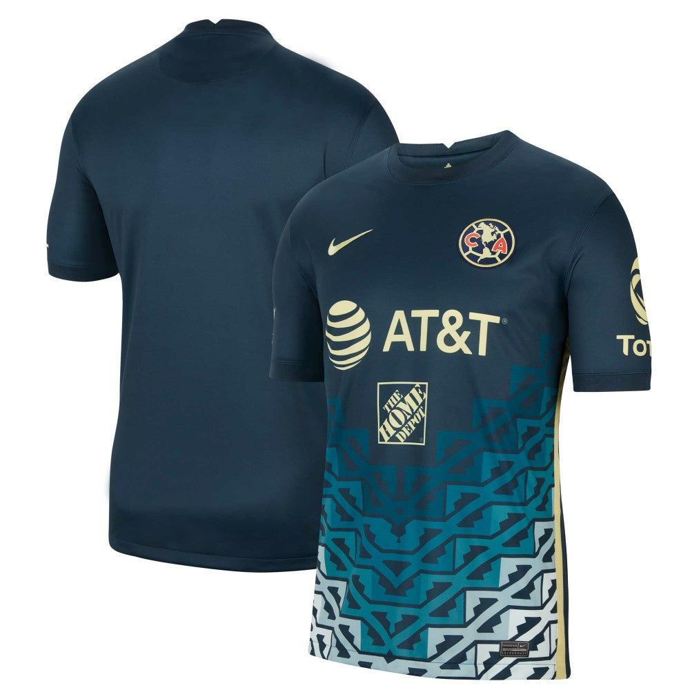 Club America Youth 2021/22 Away Breathe Stadium Replica Jersey - Navy discount