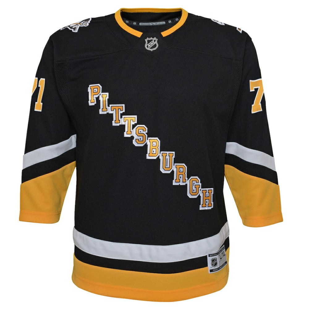 Evgeni Malkin Pittsburgh Penguins Youth 2021/22 Alternate Premier Player Jersey - Black Jerseys