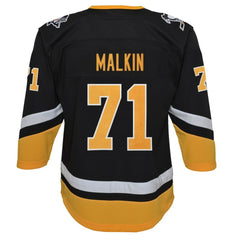 Evgeni Malkin Pittsburgh Penguins Youth 2021/22 Alternate Premier Player Jersey - Black Jerseys