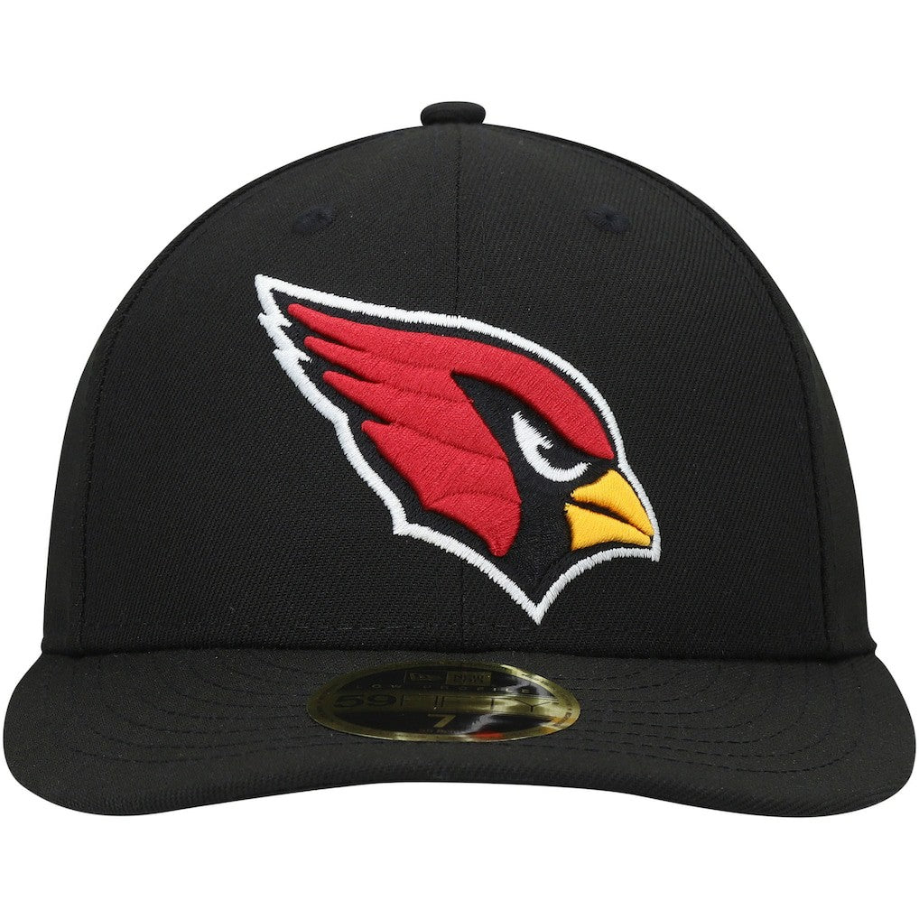 Arizona Cardinals New Era Omaha Low Profile 59FIFTY Fitted Hat - Black sale