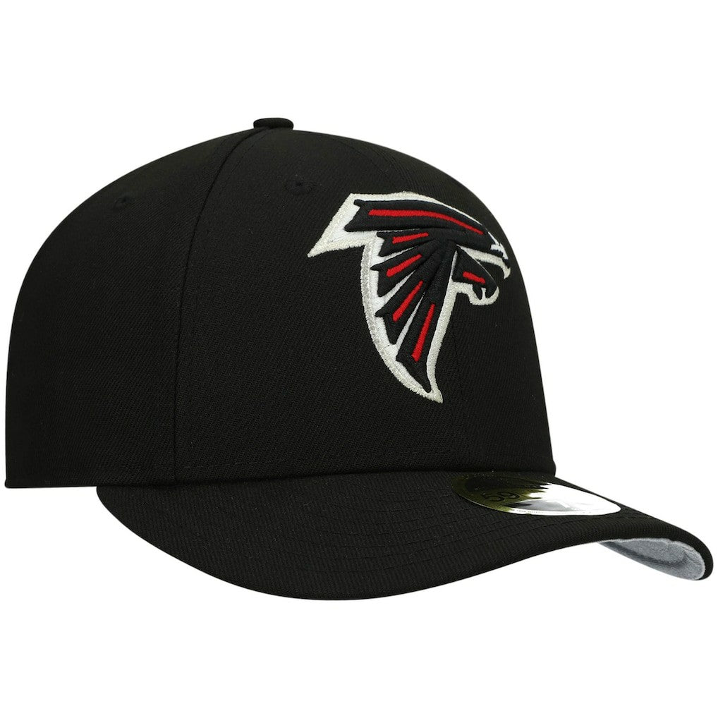Atlanta Falcons New Era Omaha Low Profile 59FIFTY Fitted Hat - Black on sale