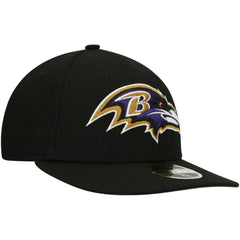 Baltimore Ravens New Era Omaha Low Profile 59FIFTY Fitted Hat - Black discount