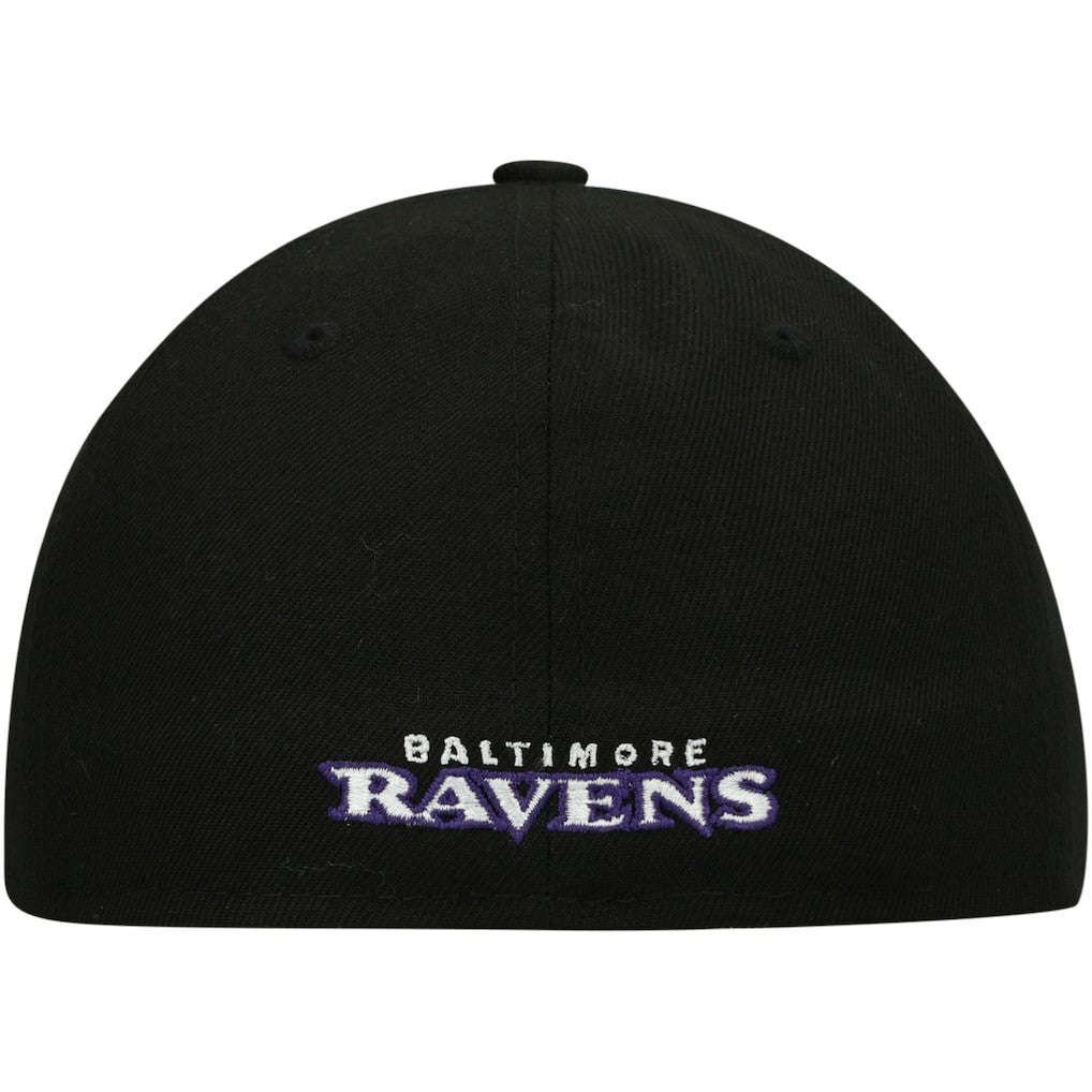 Baltimore Ravens New Era Omaha Low Profile 59FIFTY Fitted Hat - Black discount