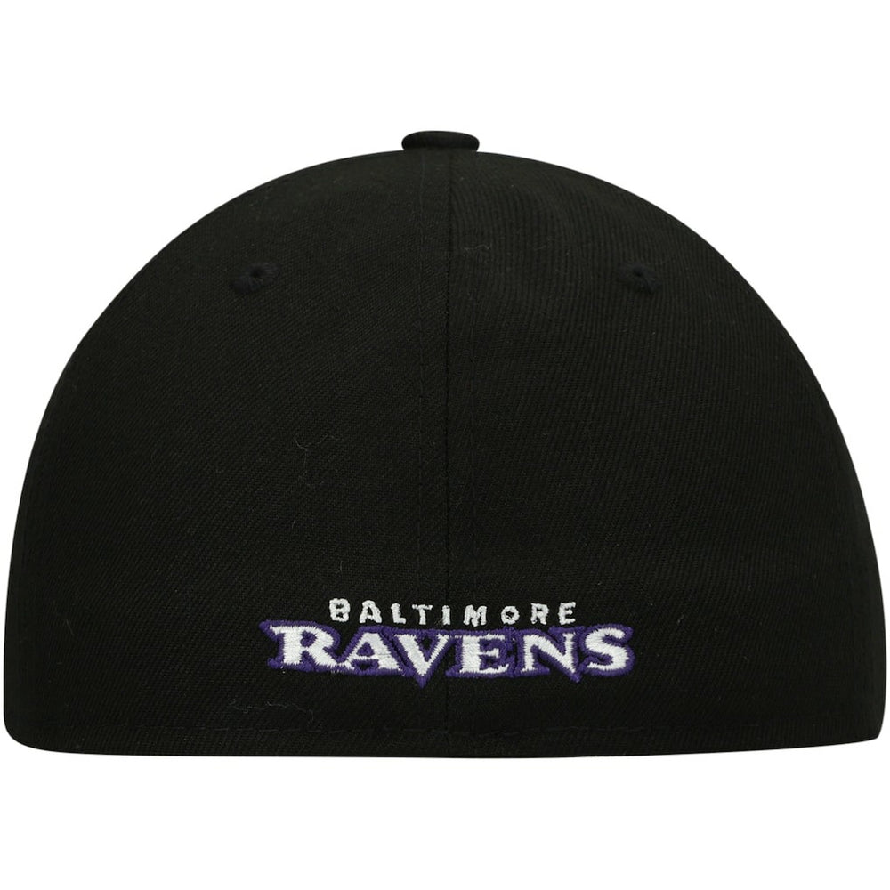 Baltimore Ravens New Era Omaha Low Profile 59FIFTY Fitted Hat - Black discount
