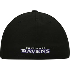 Baltimore Ravens New Era Omaha Low Profile 59FIFTY Fitted Hat - Black discount