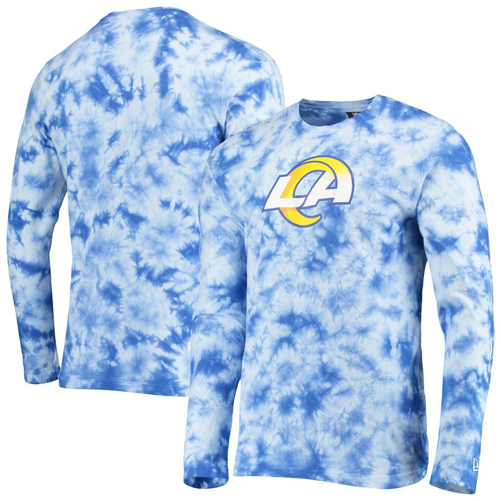 Los Angeles Rams New Era Tie-Dye Long Sleeve T-Shirt - Royal cheap