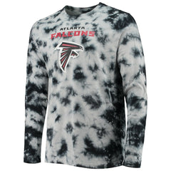 Atlanta Falcons New Era Tie-Dye Long Sleeve T-Shirt - Black discount