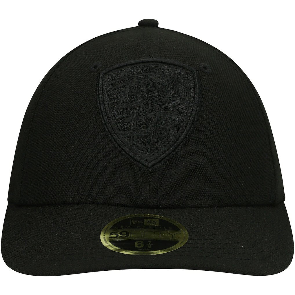 Baltimore Ravens New Era Black on Black Low Profile 59FIFTY II Fitted Hat - Black outlet