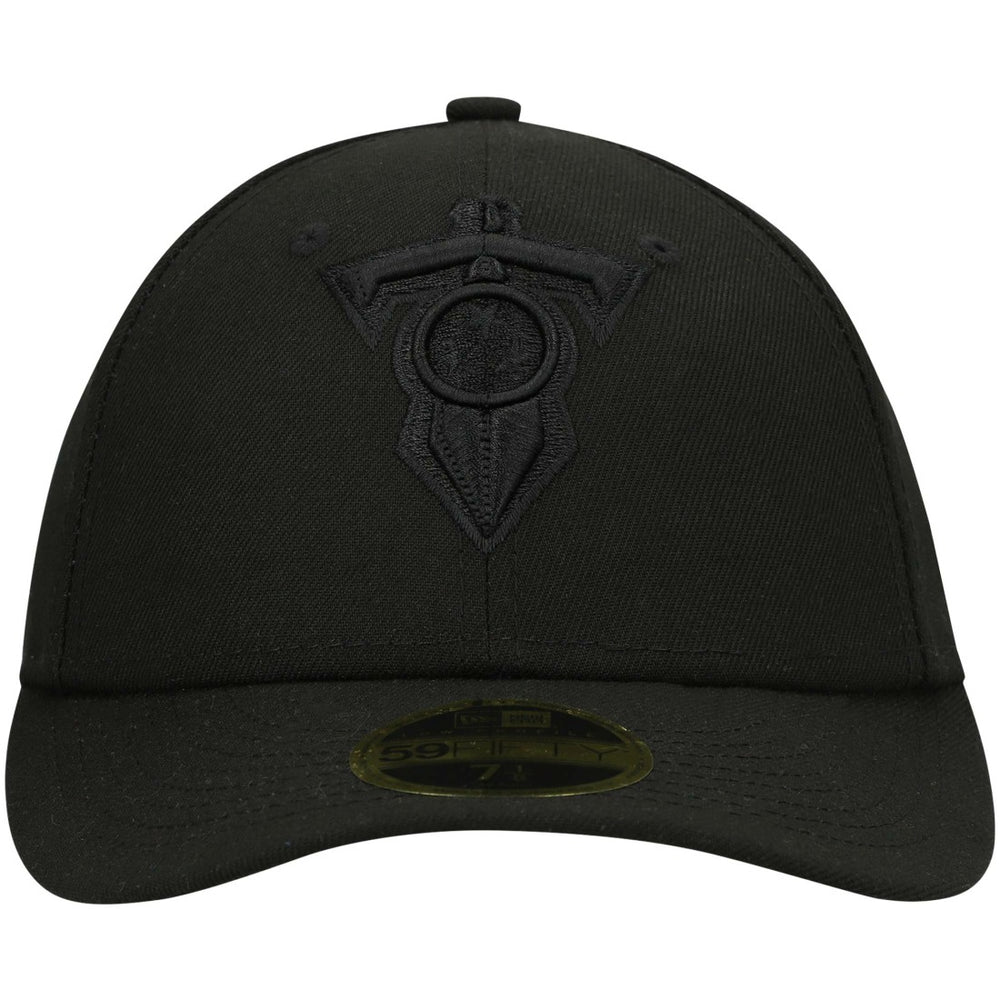 Tennessee Titans New Era Alternate Logo Black on Black Low Profile 59FIFTY II Fitted Hat - Black sale