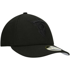 Tennessee Titans New Era Alternate Logo Black on Black Low Profile 59FIFTY II Fitted Hat - Black sale