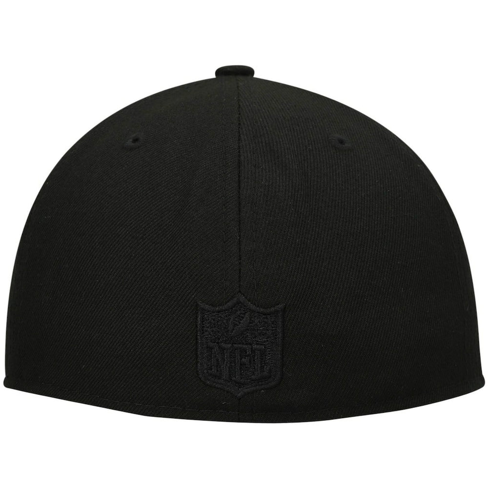 New Orleans Saints New Era Historic Logo Black on Black Low Profile 59FIFTY II Fitted Hat - Black discount