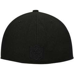 New Orleans Saints New Era Historic Logo Black on Black Low Profile 59FIFTY II Fitted Hat - Black discount