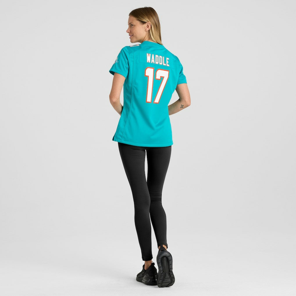 Jaylen Waddle Miami Dolphins Women's Game Player Jersey - Aqua online