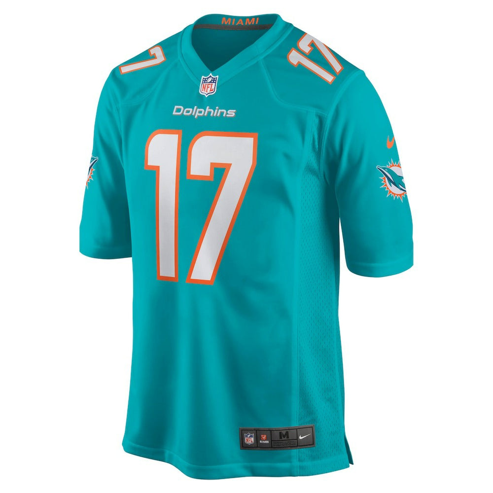 Jaylen Waddle Miami Dolphins Game Player Jersey - Aqua for sale