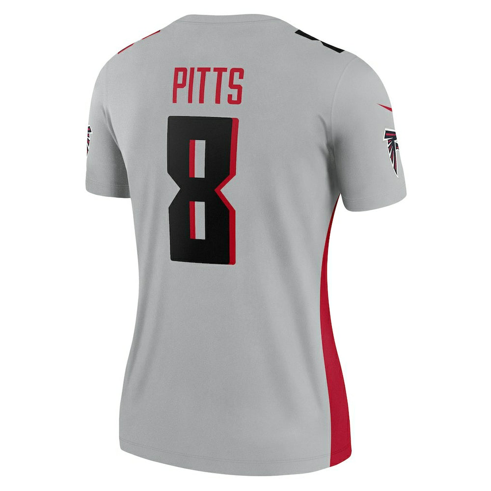 Kyle Pitts Sr. Atlanta Falcons Women's Inverted Legend Player Performance Top - Gray on sale