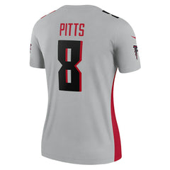 Kyle Pitts Sr. Atlanta Falcons Women's Inverted Legend Player Performance Top - Gray on sale