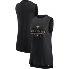 New Orleans Saints Women's True Contender Tank Top - Black discount