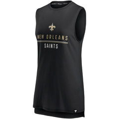 New Orleans Saints Women's True Contender Tank Top - Black discount