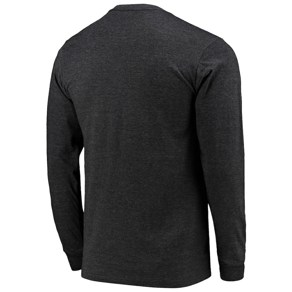 Carolina Panthers Starter Halftime Long Sleeve T-Shirt - Heathered Black on sale