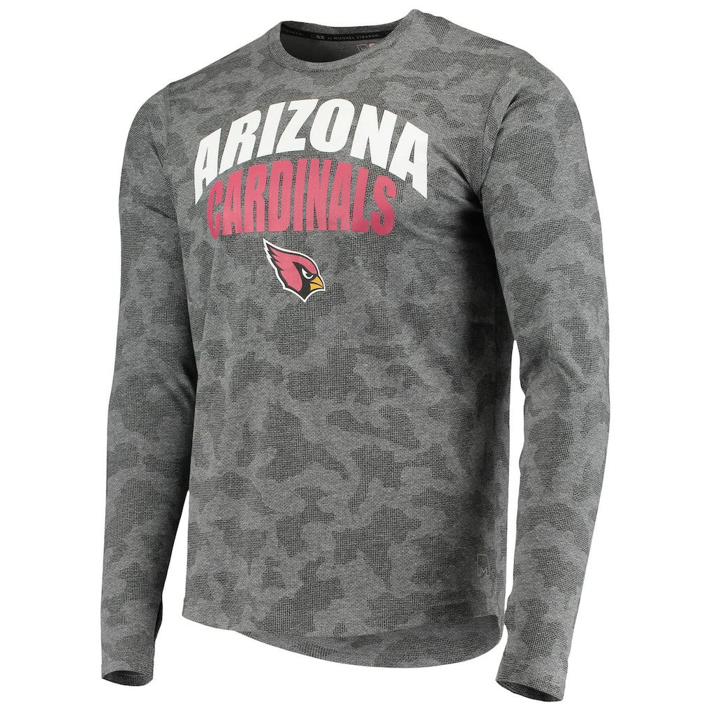 Arizona Cardinals MSX by Michael Strahan Camo Performance Long Sleeve T-Shirt - Black cheap