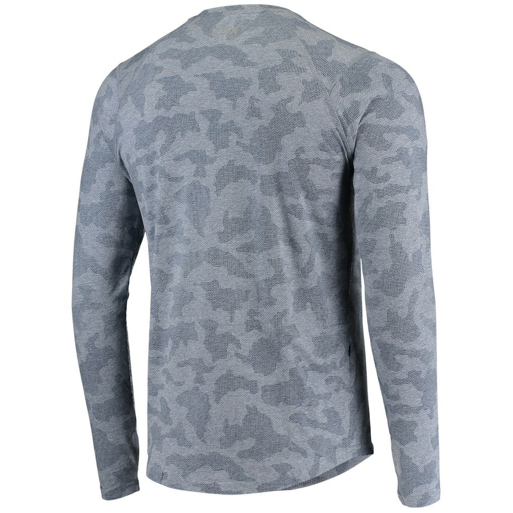 New England Patriots MSX by Michael Strahan Camo Performance Long Sleeve T-Shirt - Navy on sale