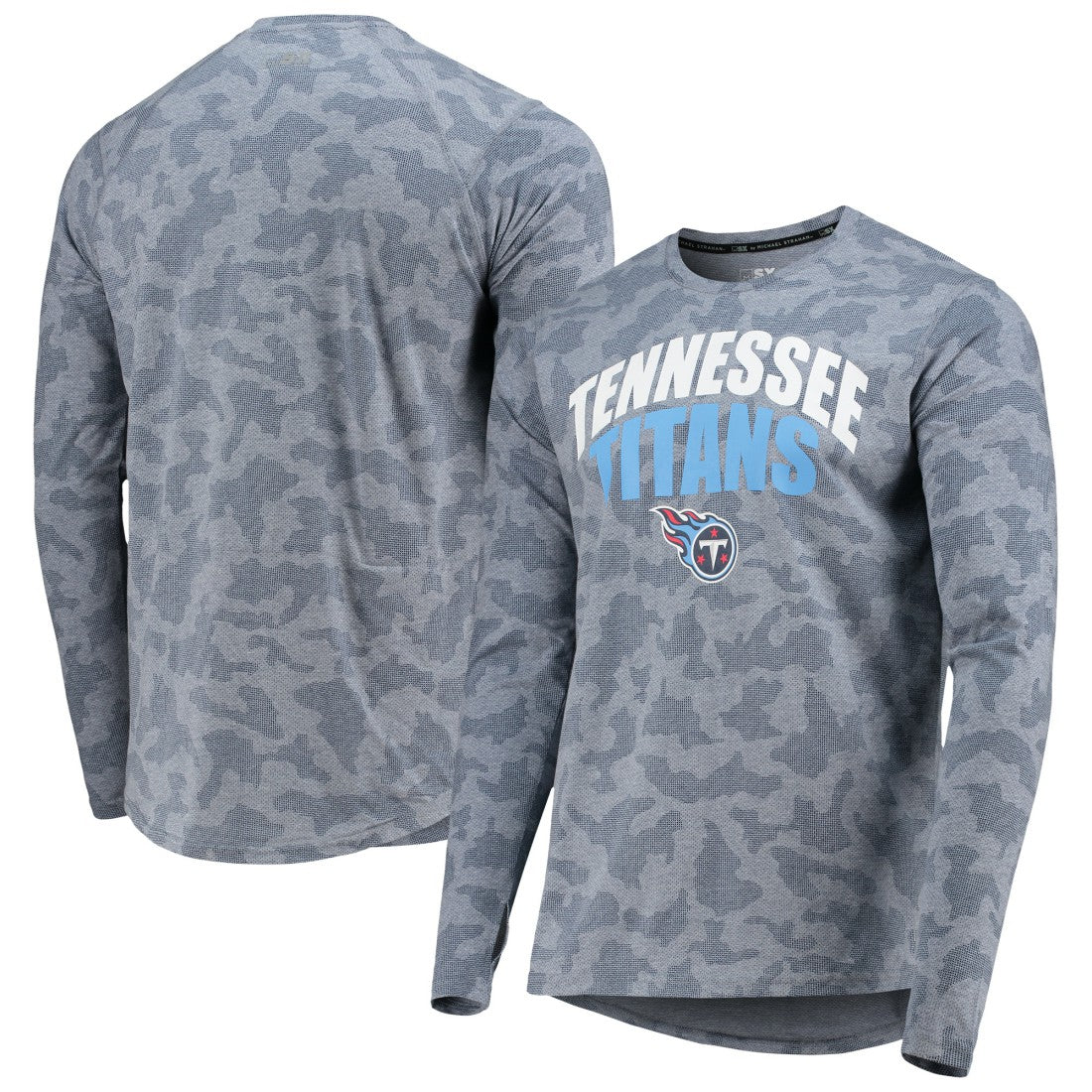 Tennessee Titans MSX by Michael Strahan Camo Long Sleeve T-Shirt - Navy on sale