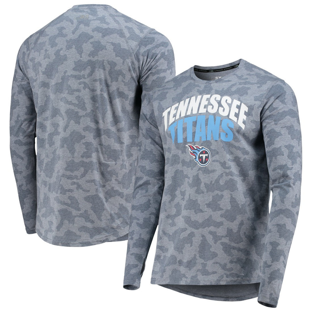Tennessee Titans MSX by Michael Strahan Camo Long Sleeve T-Shirt - Navy on sale