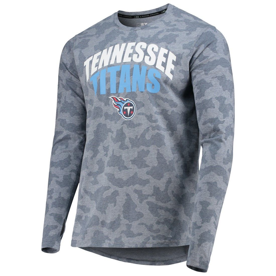 Tennessee Titans MSX by Michael Strahan Camo Long Sleeve T-Shirt - Navy on sale