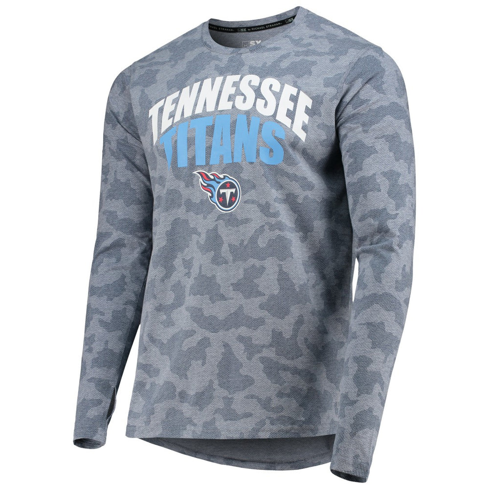 Tennessee Titans MSX by Michael Strahan Camo Long Sleeve T-Shirt - Navy on sale