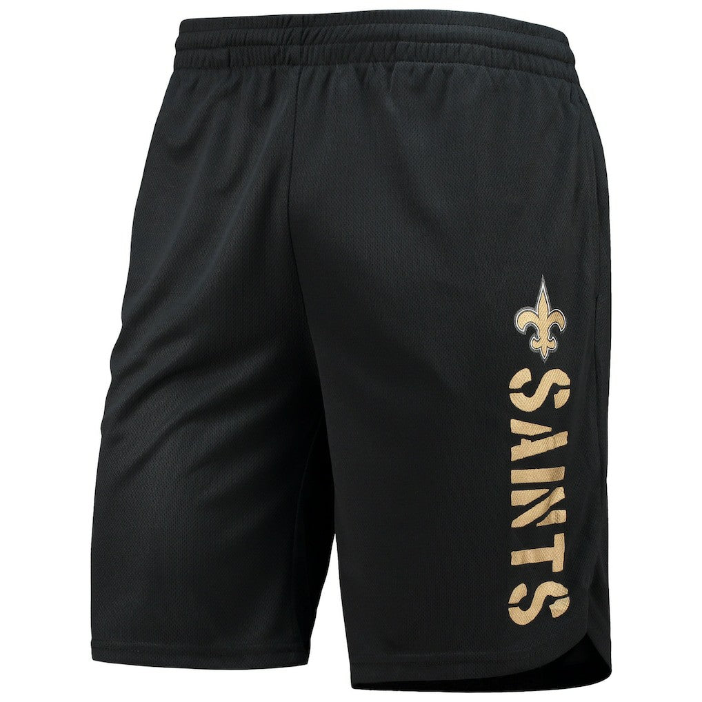 New Orleans Saints MSX by Michael Strahan Training Shorts - Black cheap