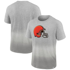 Cleveland Browns Team Ombre T-Shirt - Heathered Gray/Gray on sale