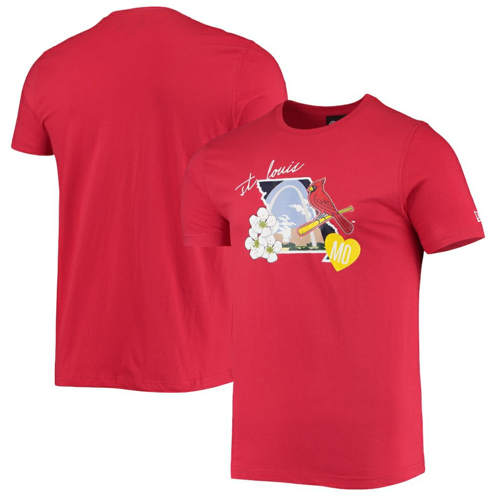 St. Louis Cardinals City Cluster T-Shirt Red