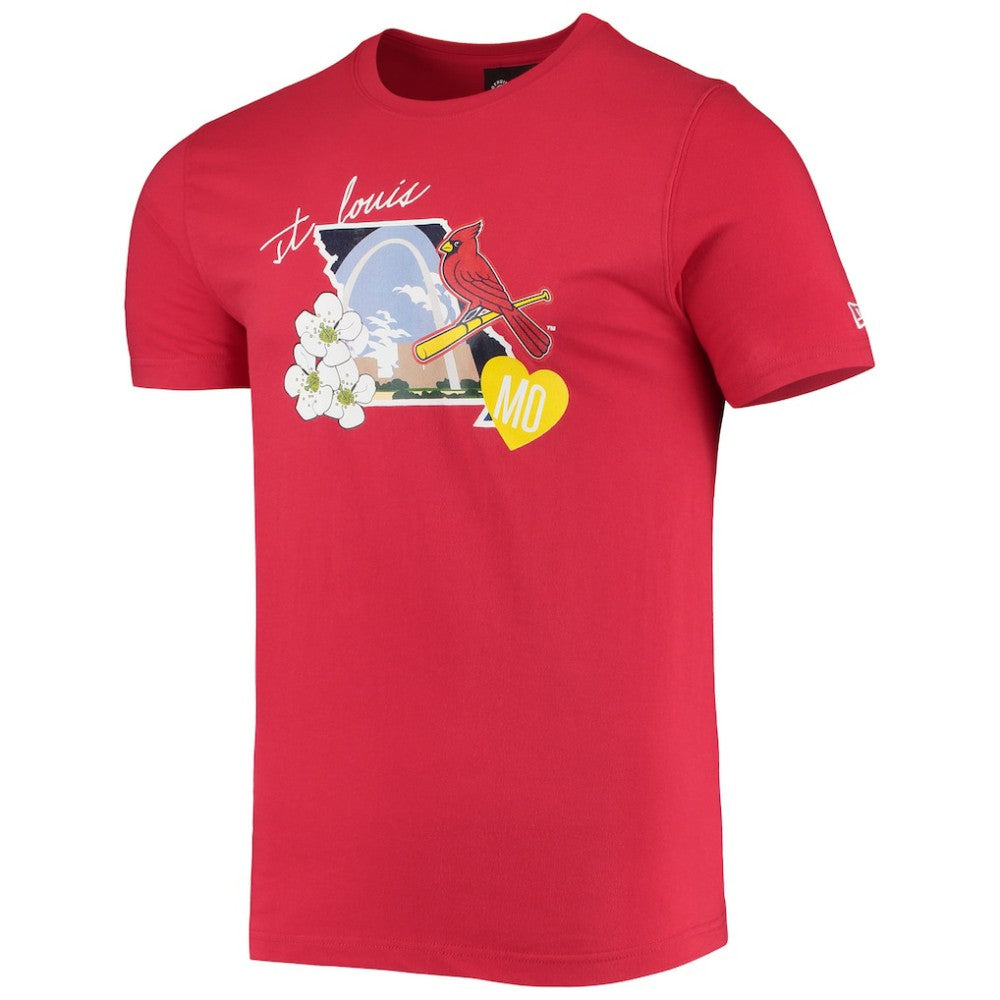 St. Louis Cardinals City Cluster T-Shirt Red