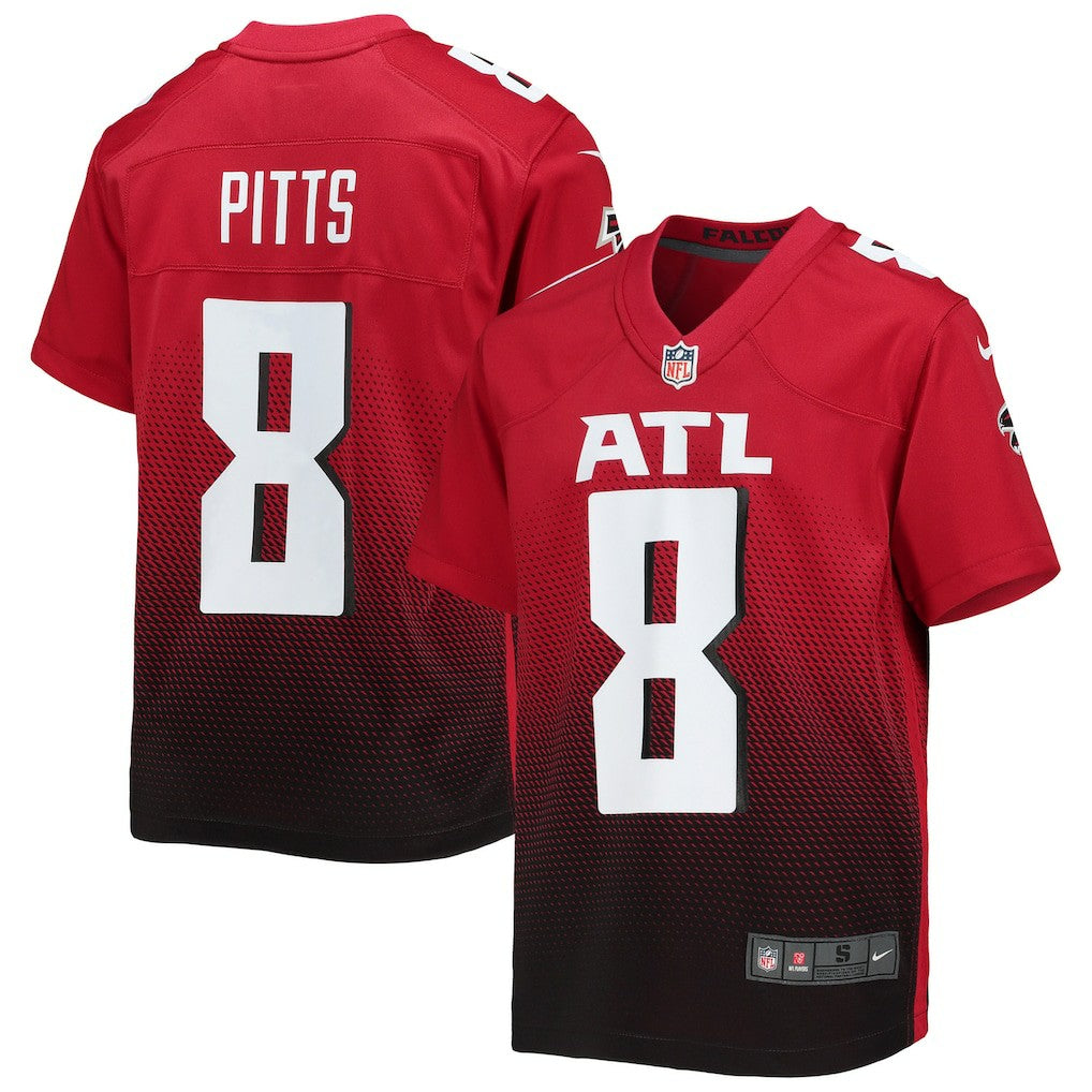 Kyle Pitts Sr. Atlanta Falcons Youth Game Jersey - Red online