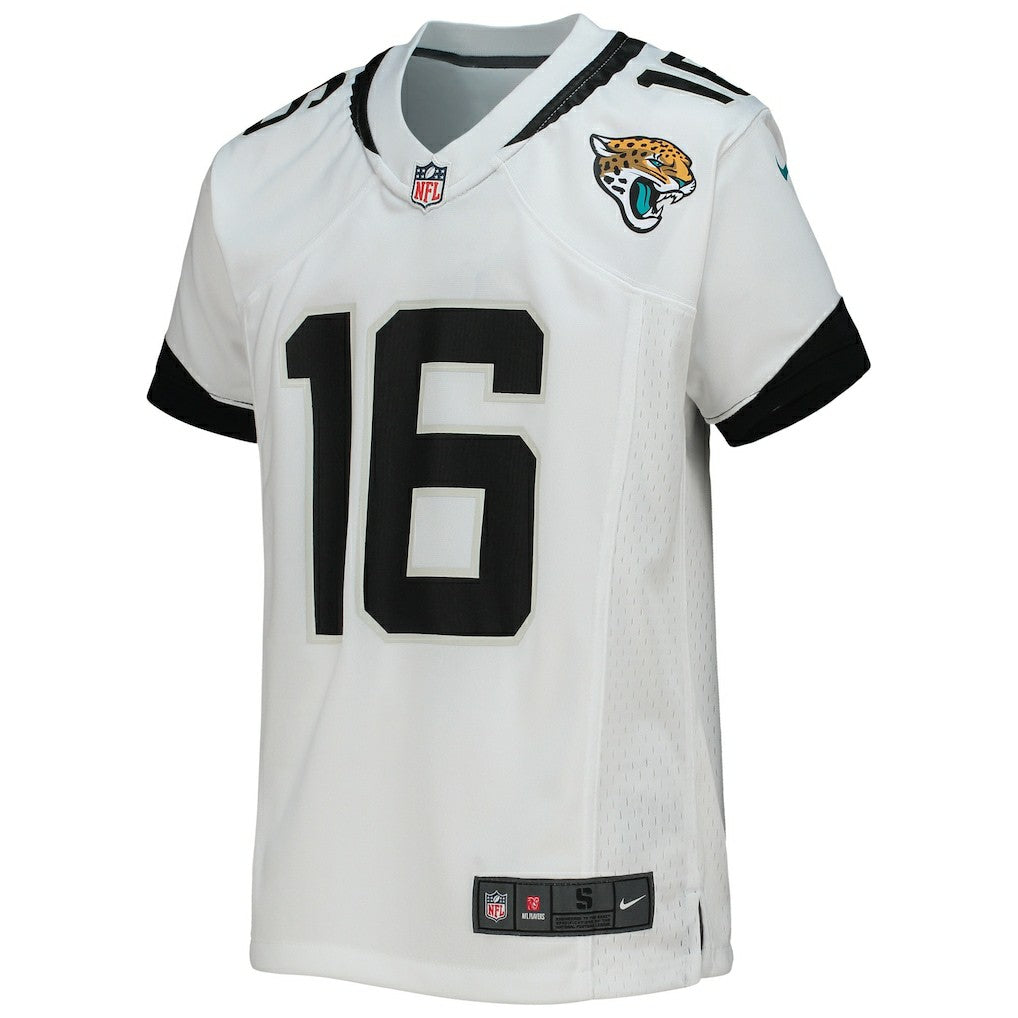 Trevor Lawrence Jacksonville Jaguars Youth Game Jersey - White cheap