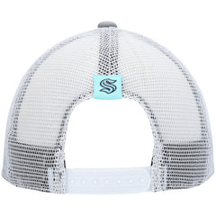Seattle Kraken adidas Women's Foam Trucker Snapback Hat - Gray/White Hats