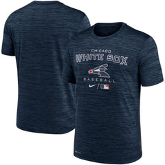 Chicago White Sox Authentic Collection Velocity Practice Performance T-Shirt Navy