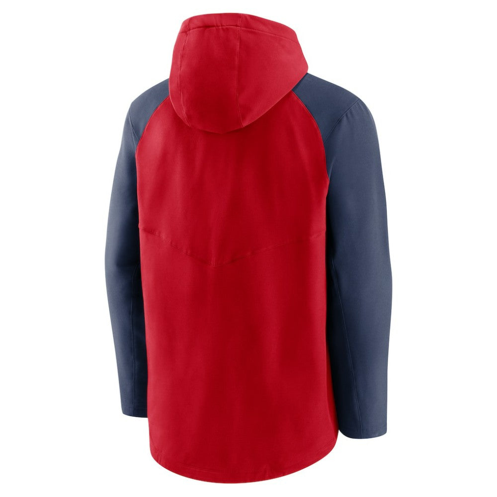 Boston Red Sox Authentic Collection Performance Raglan Full-Zip Hoodie Red/Navy