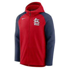 St. Louis Cardinals Authentic Collection Performance Raglan Full-Zip Hoodie Red/Navy