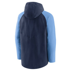 Tampa Bay Rays Authentic Collection Performance Raglan Full-Zip Hoodie Navy/Light Blue