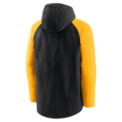 Pittsburgh Pirates Authentic Collection Performance Raglan Full-Zip Hoodie Black/Gold
