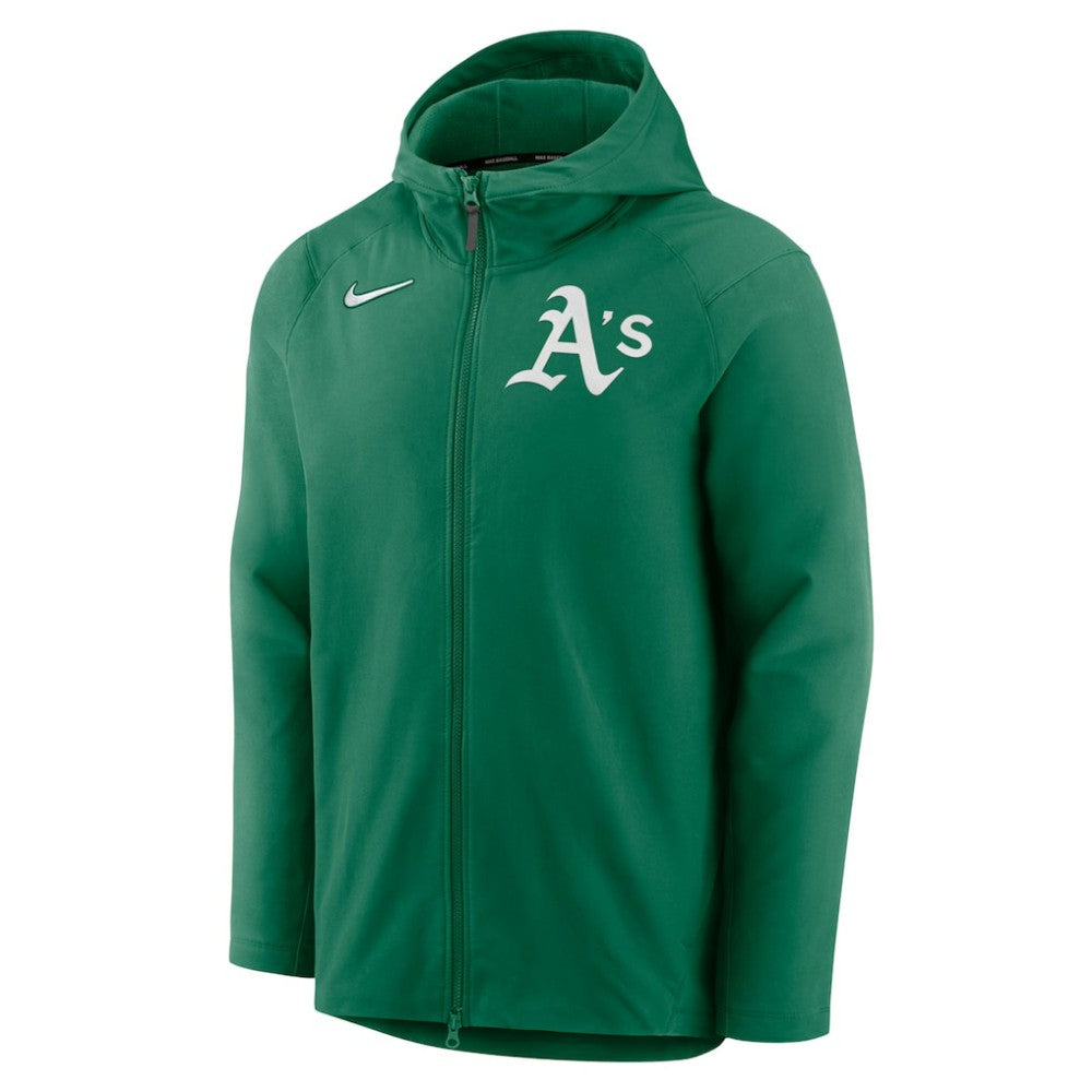 Athletics Authentic Collection Performance Raglan Full-Zip Hoodie Kelly Green