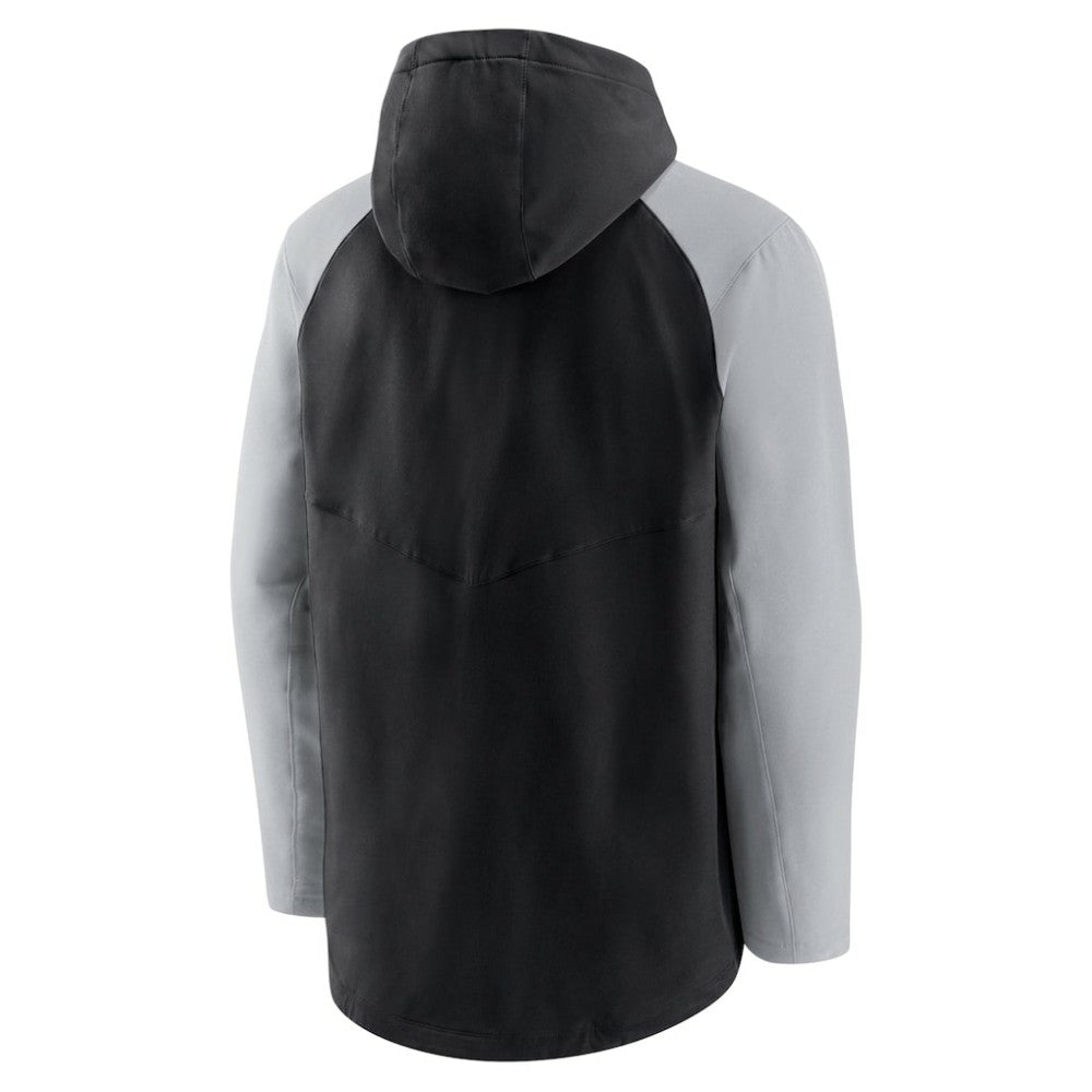 Chicago White Sox Authentic Collection Performance Raglan Full-Zip Hoodie Black/Gray