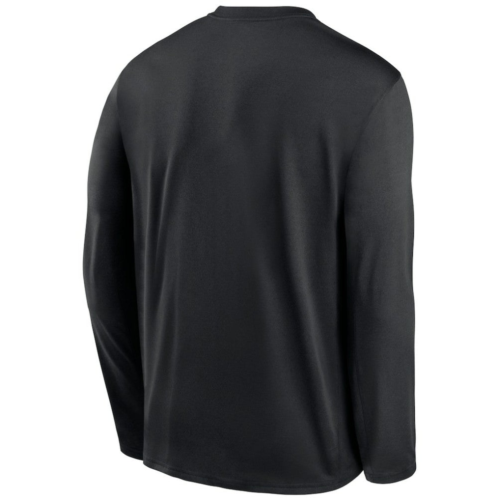 Miami Marlins Authentic Collection Performance Long Sleeve T-Shirt Black