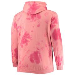 Chicago Bulls Big & Tall Wordmark Cloud Dye Pullover Hoodie - Red discount