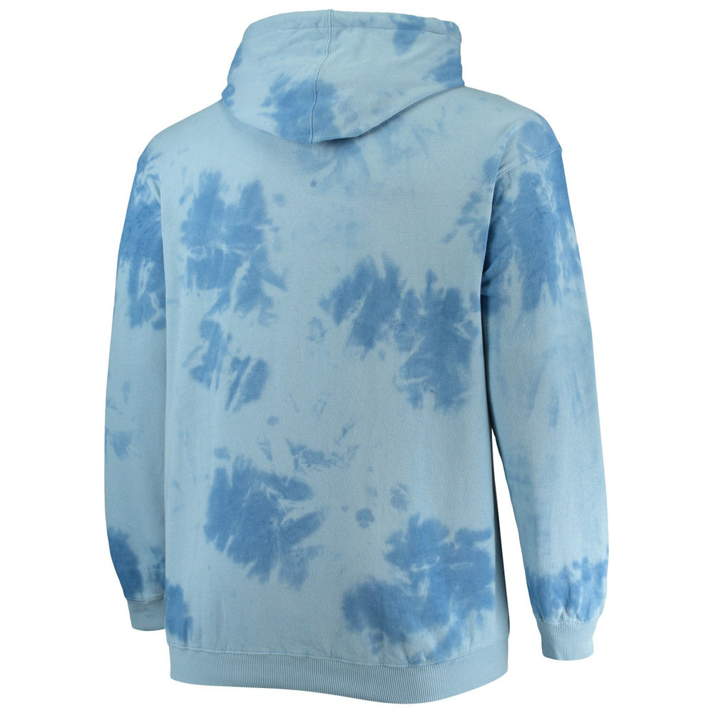 New York Knicks Big & Tall Wordmark Cloud Dye Pullover Hoodie - Blue for sale