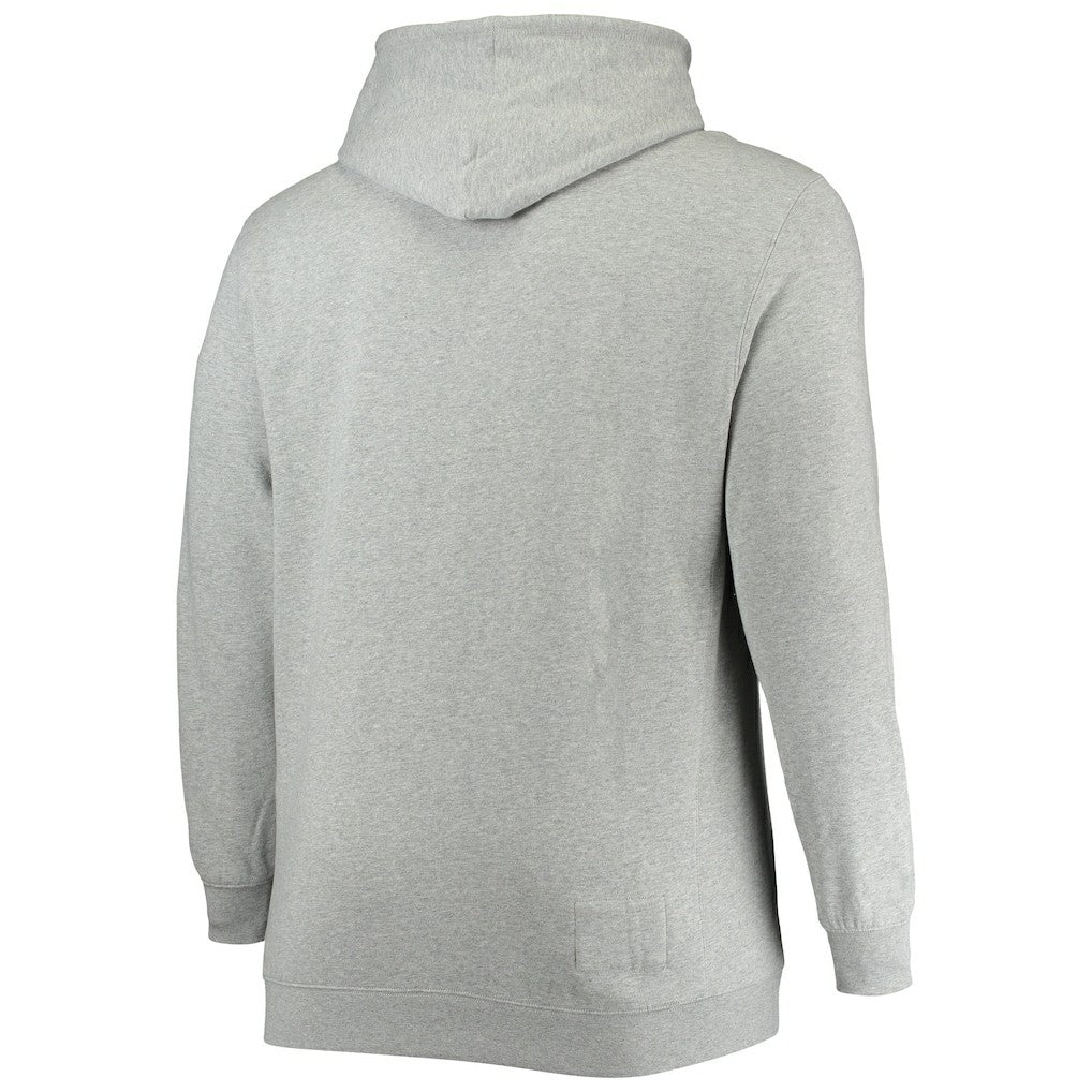 Philadelphia 76ers Hardwood Classics Big & Tall Throwback Pullover Hoodie - Heathered Gray discount